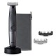 Braun X Styler Series 5, Hybrid Trimmer Face & Body With 4D Flex Blade, Black / Silver