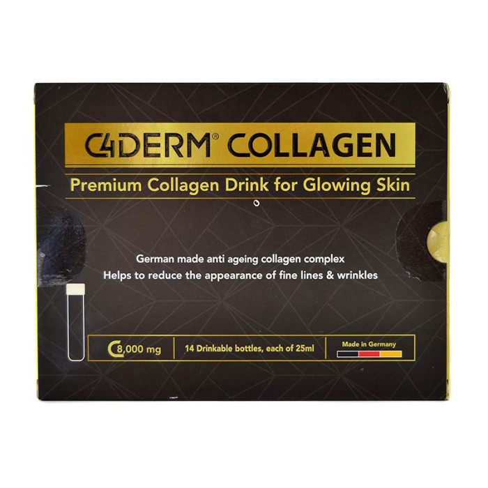C4 Derm Premium Collagen Drink 14 Bottles x 25ml