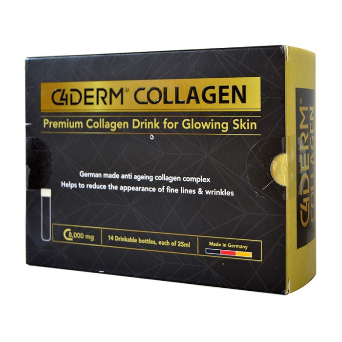 C4 Derm Premium Collagen Drink 14 Bottles x 25ml