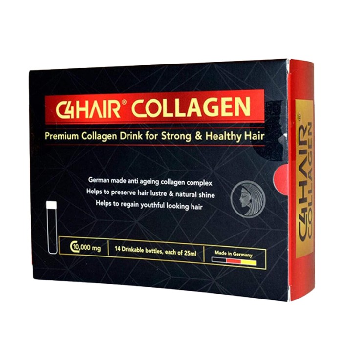 C4 Hair Premium Collagen Drink 14 Bottles x 25ml