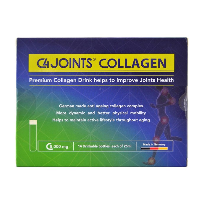 C4 Joints Premium Collagen Drink 14 Bottles x 25ml