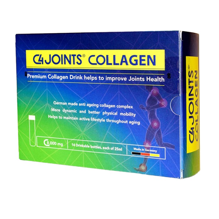 C4 Joints Premium Collagen Drink 14 Bottles x 25ml