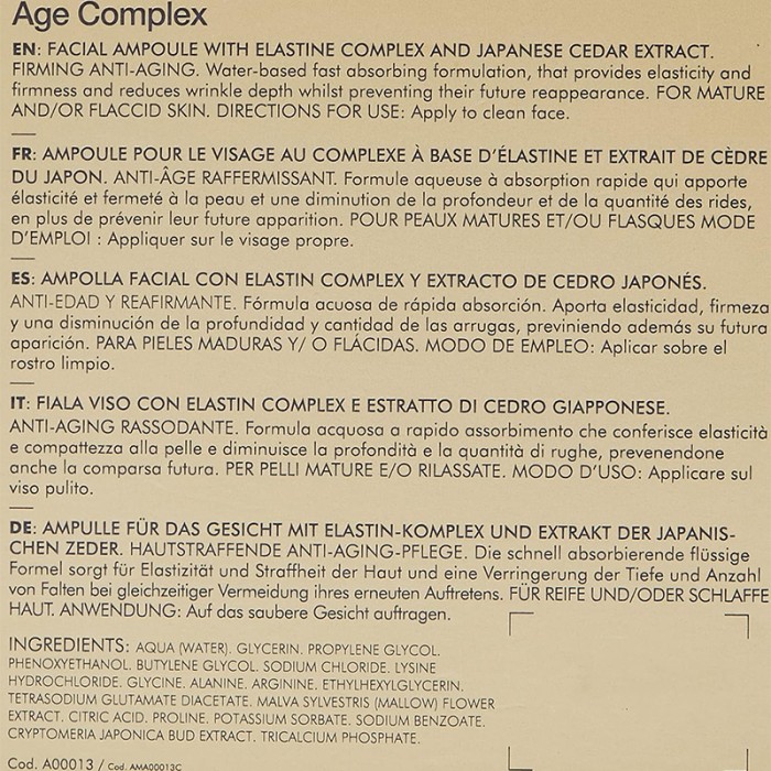 Casmara Age Complex Flash Solution Ample 5 X 2.5ml