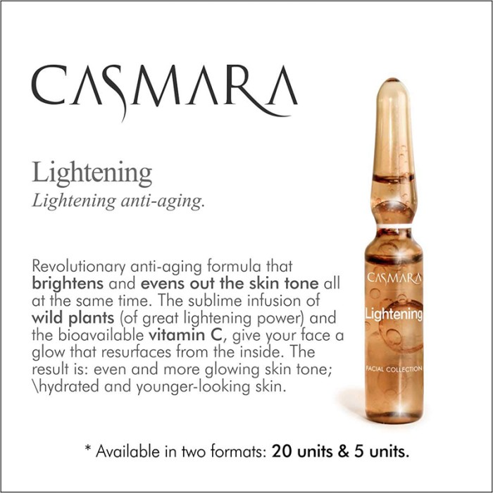 Casmara Lightening Ampoules 20x2.5ml
