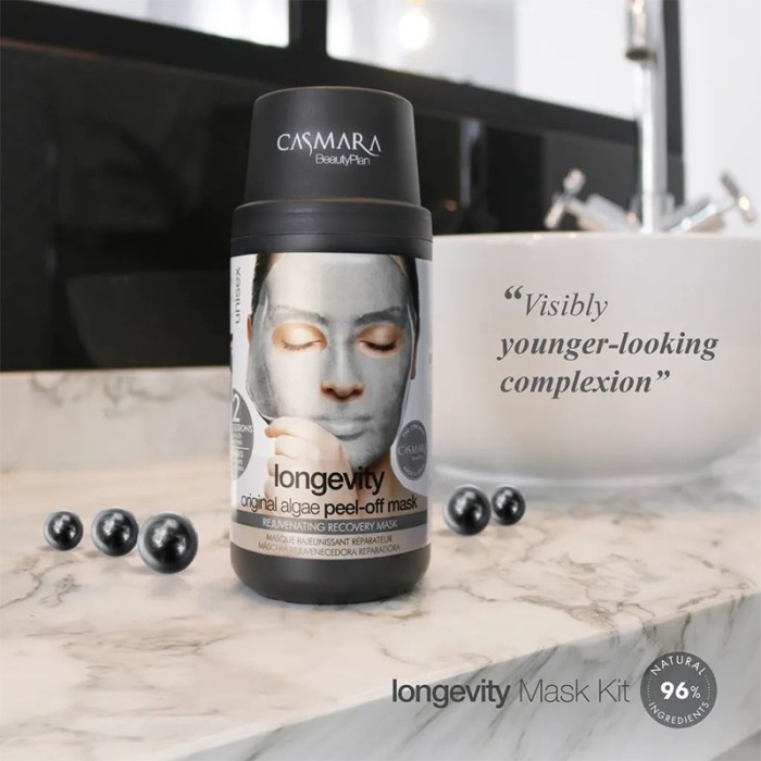 Casmara Longevity Algae Pell Off Mask Kit New