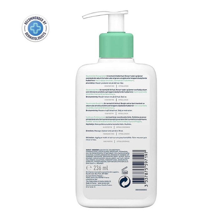 CERAVE Foaming Facial Cleanser 8oz