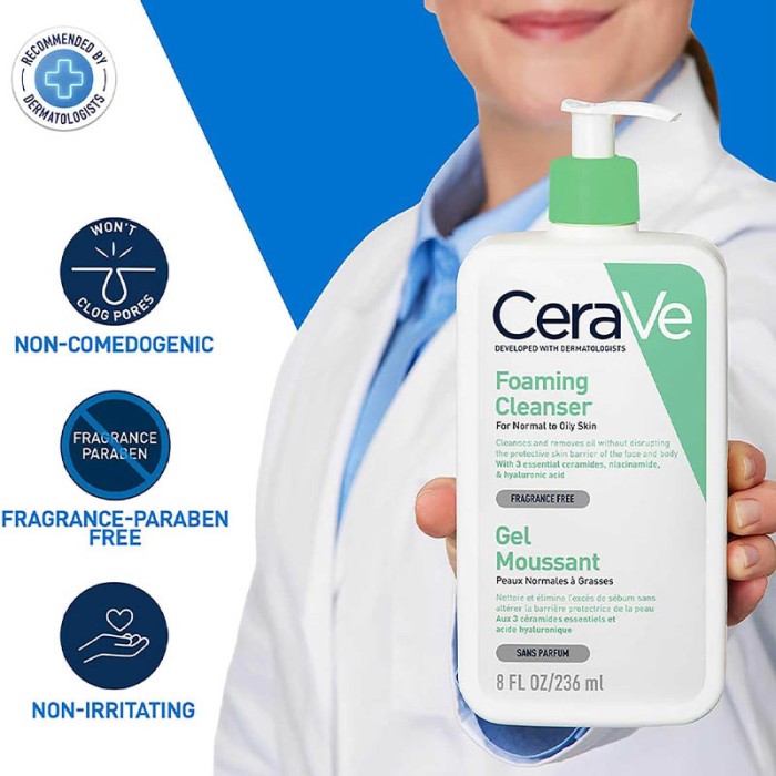 CERAVE Foaming Facial Cleanser 8oz