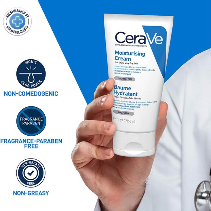 CERAVE Moisturizing Cream 1.69Oz Gb/Fr