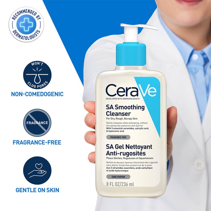 CERAVE SA Smooth Cleanser 8oz En/F
