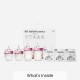 Comotomo Baby Feeding Bottle Bundle – Pink