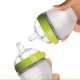 Comotomo Natural Feel Baby Bottles 2 x 150ml – Green & White