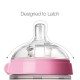 Comotomo Natural Feel Baby Bottle 250ml – Pink & White