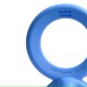 Comotomo Silicone Baby Teether – Blue, 3 Months+