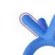 Comotomo Silicone Baby Teether – Blue, 3 Months+