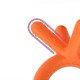 Comotomo Silicone Baby Teether – Orange, 3 Months+