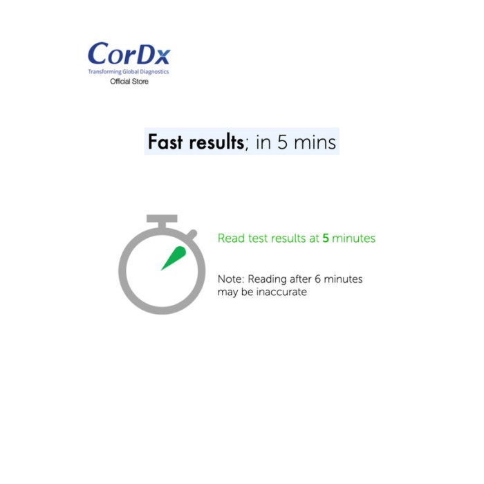 Cordx Pregnancy Test Midstream FDA Approved 1 Test