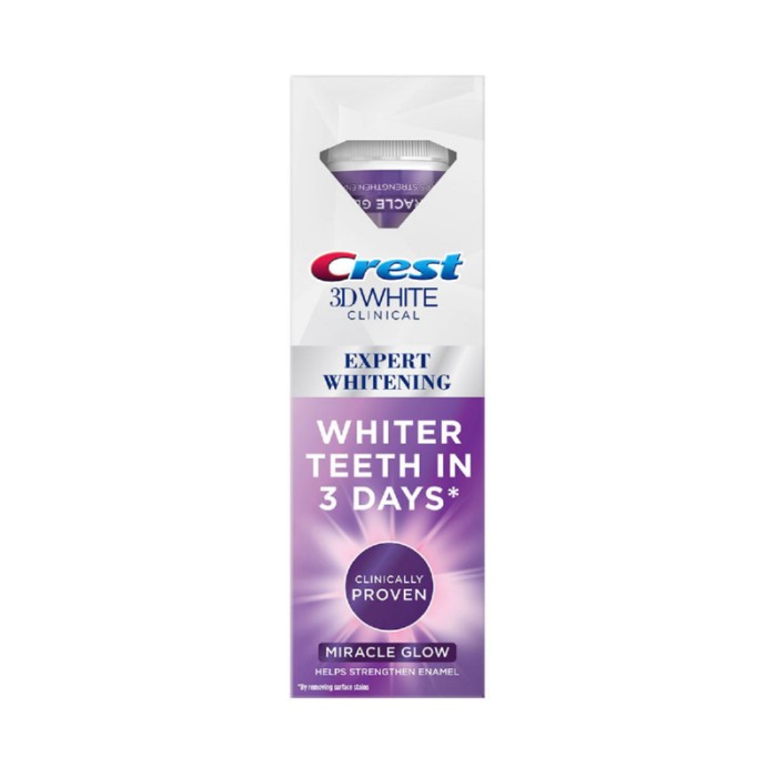 Crest 3D Clinical Miracle Glow Advanced Whitening Toothpaste - 75ml