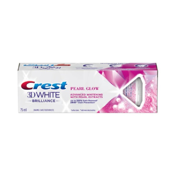 Crest 3D White Brilliance Pearl Glow Toothpaste 75ml