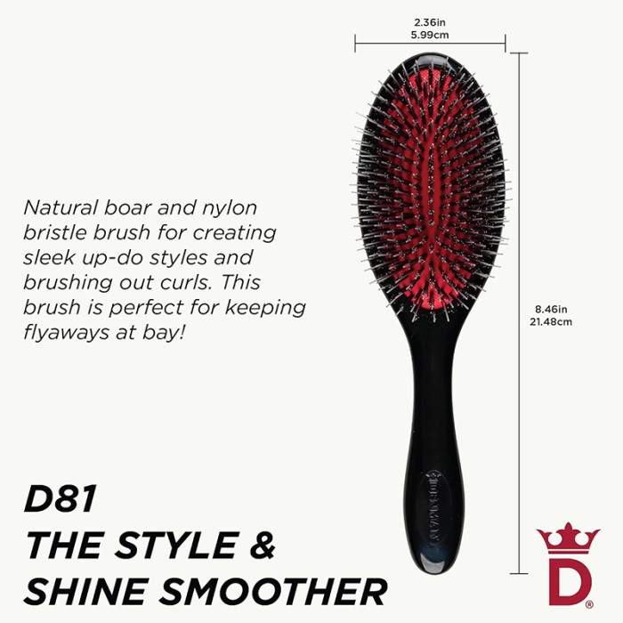 Denman Brush D81M Medium Style and Shine