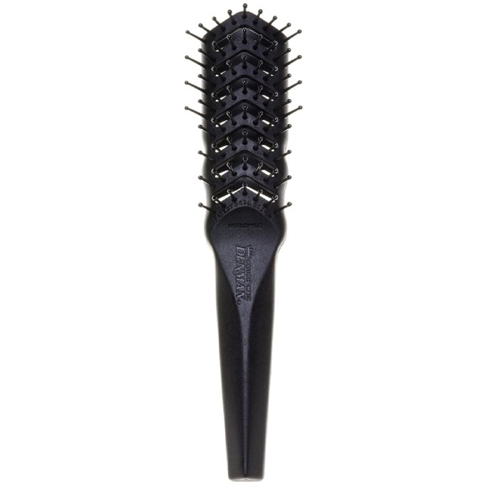 Denman D100 Large Tunnel Vent Brush Black