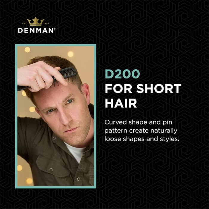 Denman D200T Hyflex Vent Brush Black