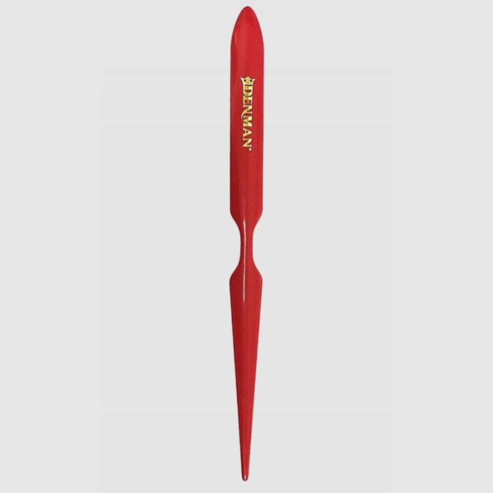 Denman Dressing Out Backcomber Brush Red