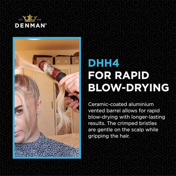 Denman Large Head Hugging Hot Curl Brush (53mm)