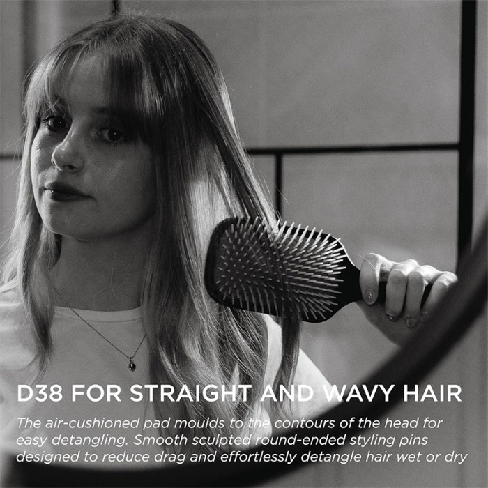 Denman Power Paddle Brush Black
