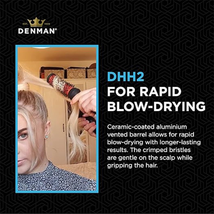 Denman Small Head Hugging Hot Curl Brush (33mm)
