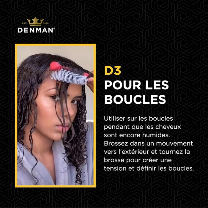 Denman Styling Brush D3 Original 7 Row Nordic