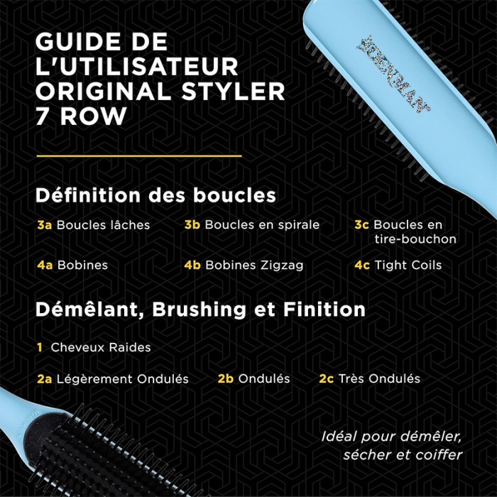Denman Styling Brush D3 Original 7 Row Nordic
