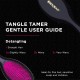 Denman Tangle Tamer Brush D93 Gentle Black