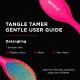 Denman Tangle Tamer Brush D93 Gentle Pink
