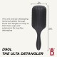 Denman Tangle Tamer Ultra Paddle Brush Black