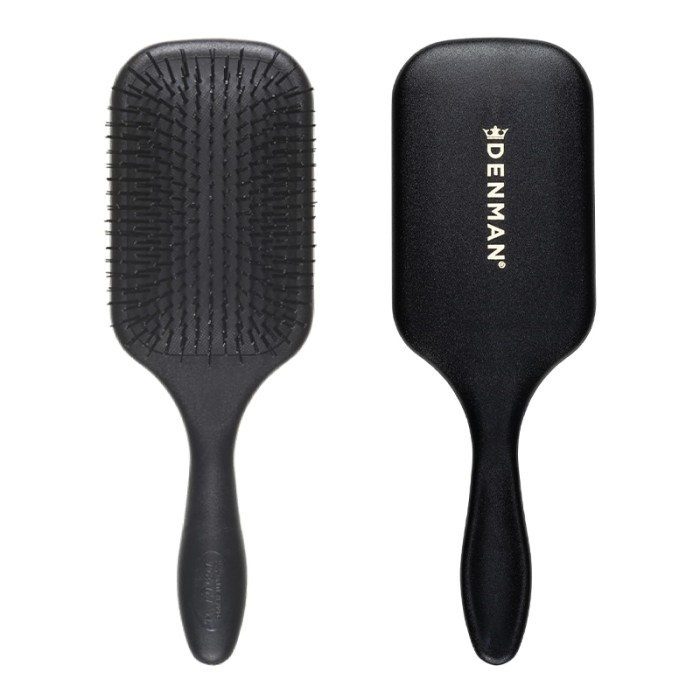 Denman Tangle Tamer Ultra Paddle Brush Black