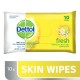 Dettol Antibacterial Wipes Fresh 10s