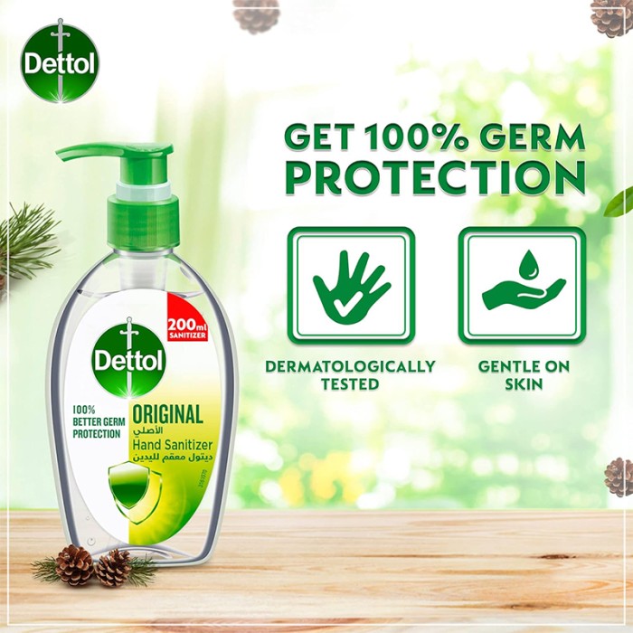 Dettol Hand Sanitizer Original 200ml