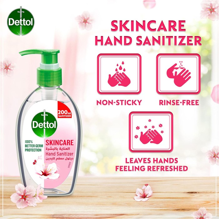 Dettol Hand Sanitizer Skin Care 200ml