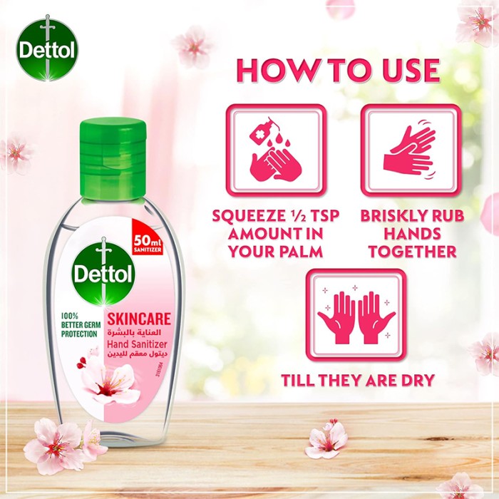 Dettol Hand Sanitizer Skin Care 50ml