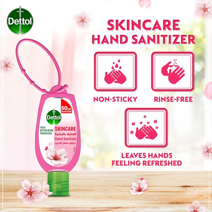Dettol Hand Sanitizer Skin Care 50ml Jackets