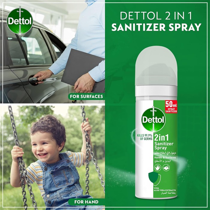 Dettol Hand Sanitizer Spray 50ml