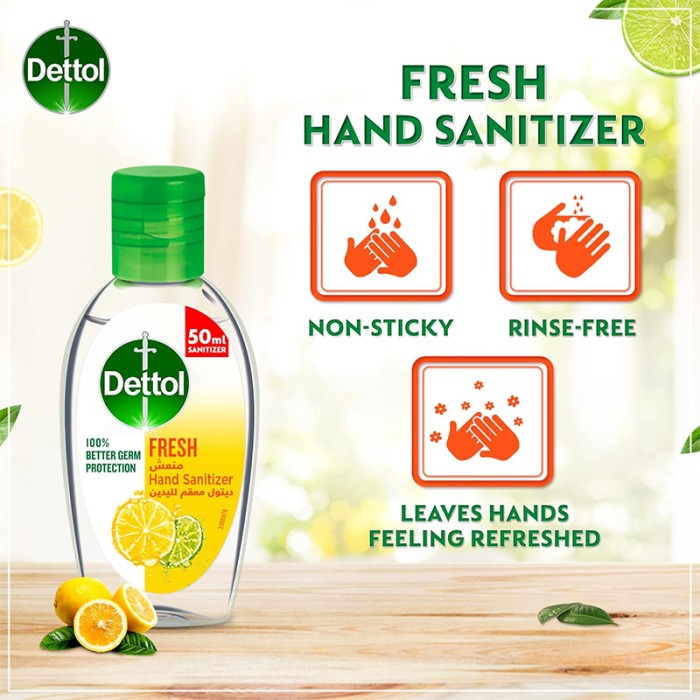 Dettol Hand Sanitizer Spring Fresh 50ml