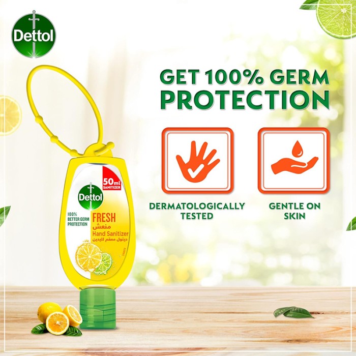Dettol Hand Sanitizer Spring Fresh 50ml Jackets