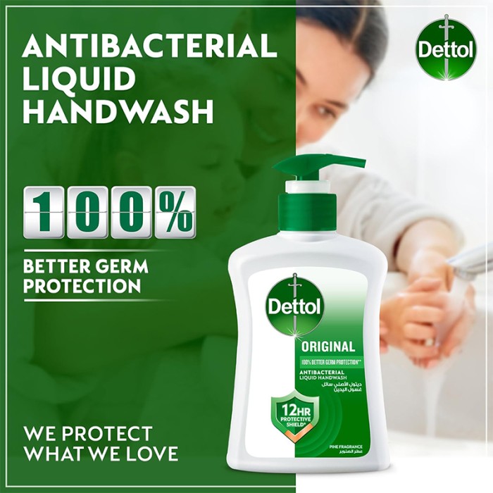 Dettol Hand Wash Original 200ml Pump