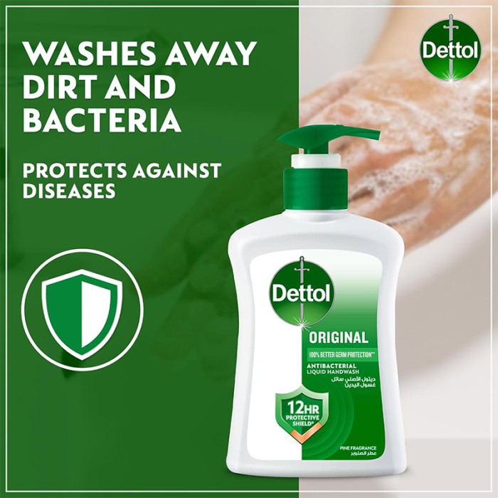 Dettol Hand Wash Original 200ml Pump