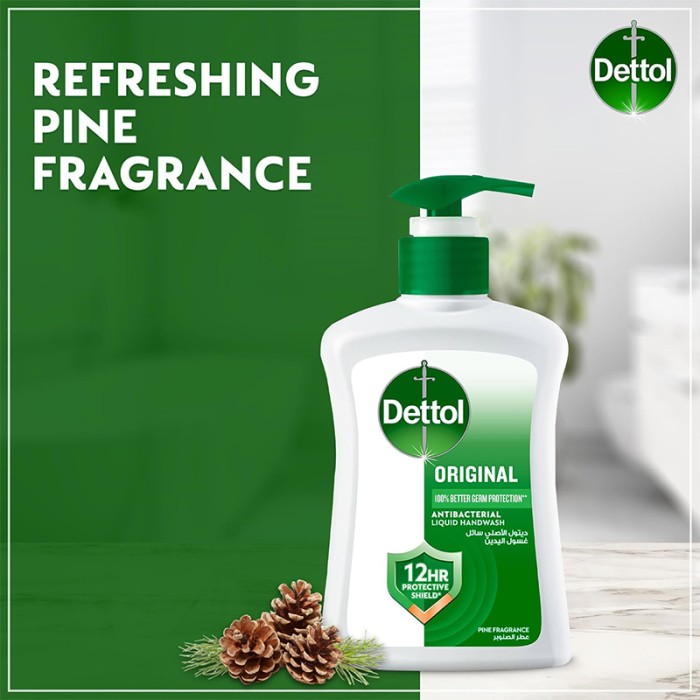 Dettol Hand Wash Original 200ml Pump