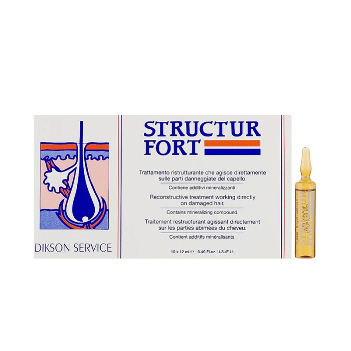 Dikson AMP Structur Fort Hair Restructuring Treatment 10x12ml