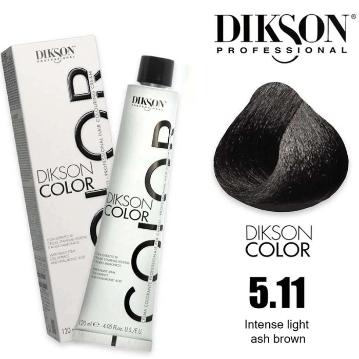 Dikson Hair Color 5.11 120ml