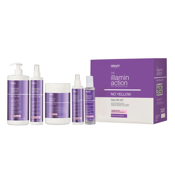 Dikson Illaminaction No Yellow Vegan Salon Kit