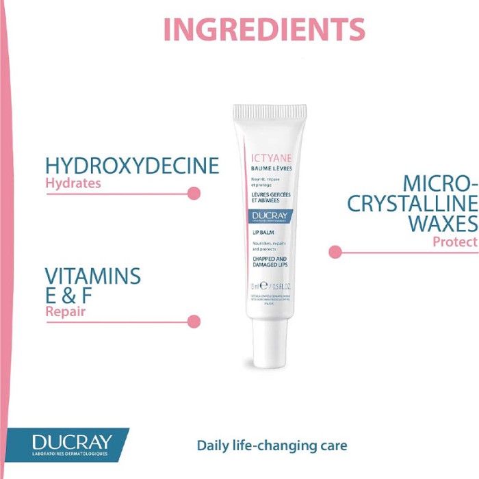 Ducray Ictyane Lipcare Lip Balm HD 15ml